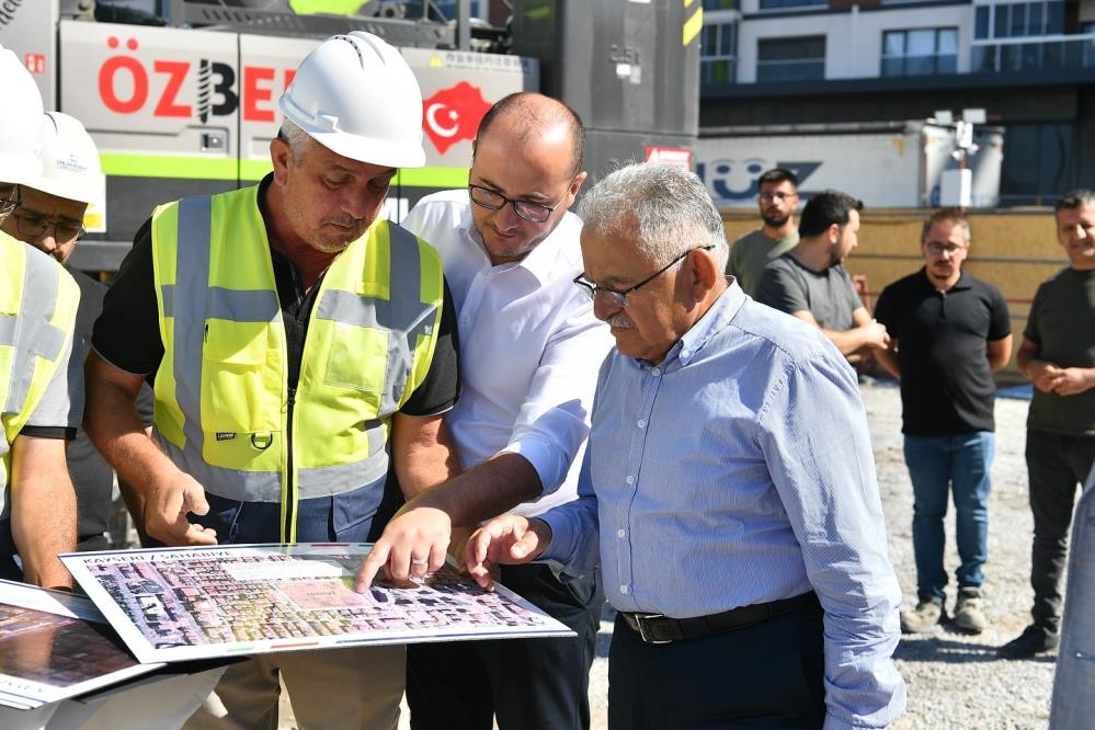 Başkan Büyükkılıç, Sahabiye Kentsel Dönüşüm Projesi’ni inceledi