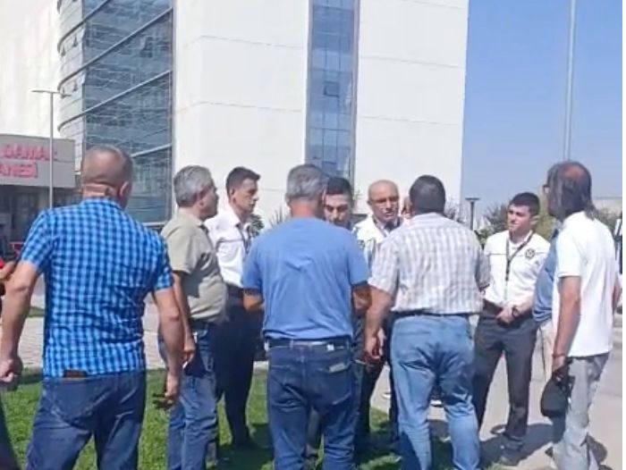 Şehir Hastanesi’nde taksicilerle yönetim karşı karşıya