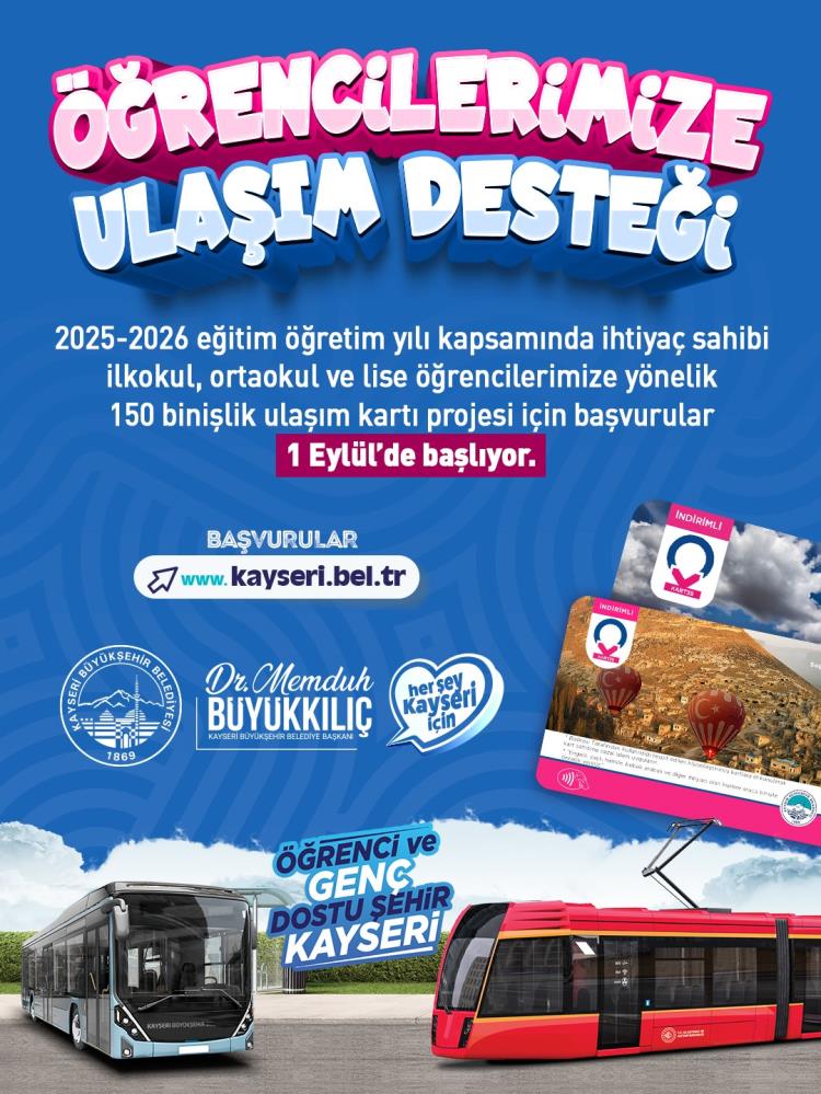 Ulaşım destekleri için başvurular başlıyor