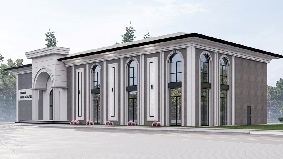 Büyükşehirden 43 milyon TL’lik yeni bir kültür yuvası: ‘Develi İlçe Halk Kütüphanesi’