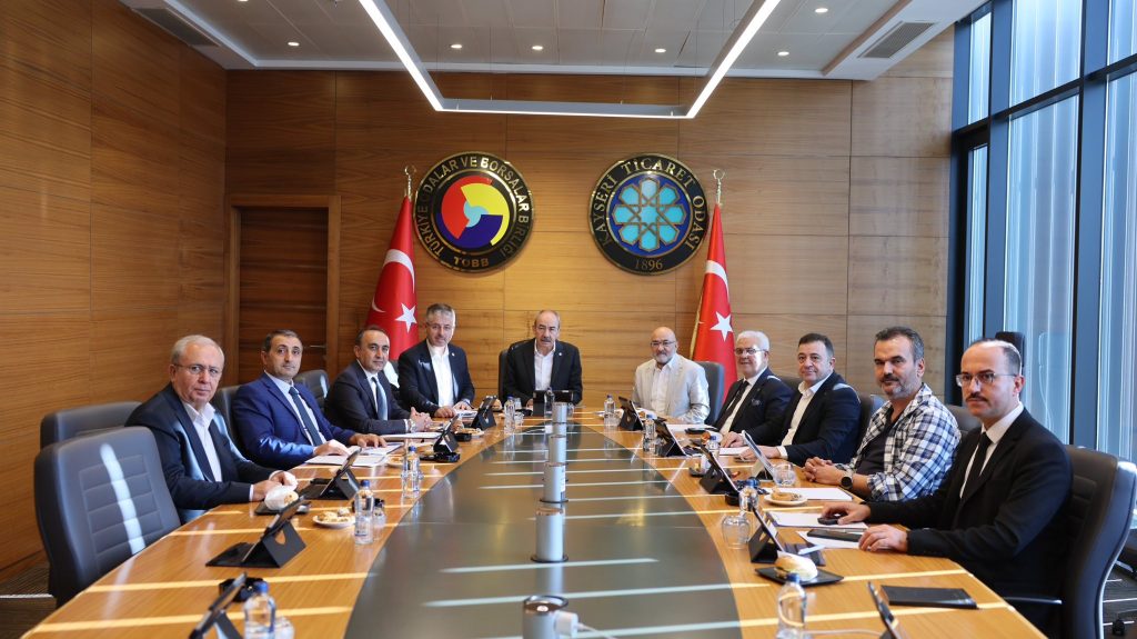 Kayseri Ticaret Odası’nda Mesleki Eğitim İstişare Toplantısı gerçekleştirildi