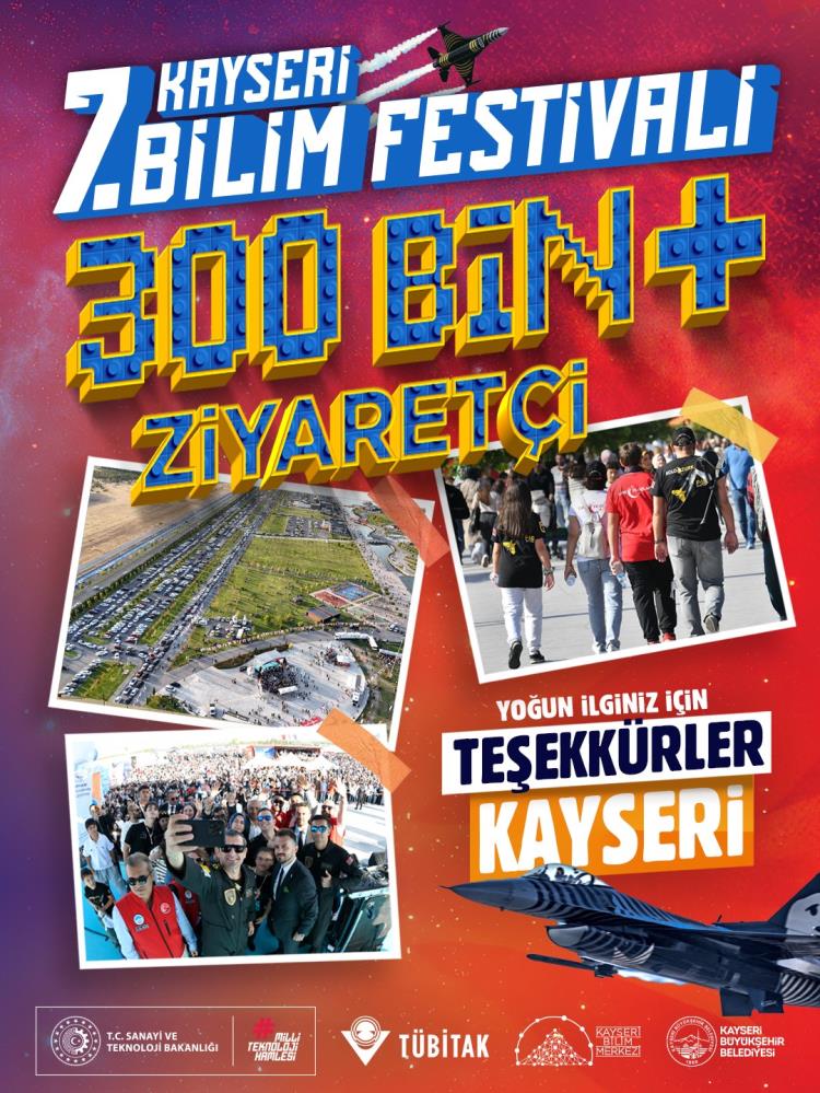 Başkan Büyükkılıç’tan “Bilim Festivali” teşekkürü