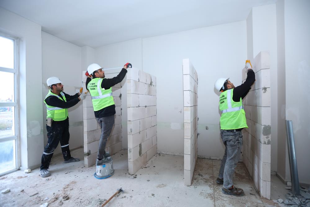 Yeşil Mahalle Sosyal Tesisleri’nde iyileştirme çalışması