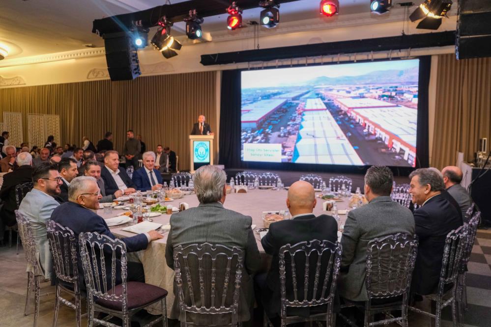 Yeşilyurt Sanayi Sitesi’nde kuralar çekildi, başkanlar yeni konut ve işyerlerine destek sözü verdi