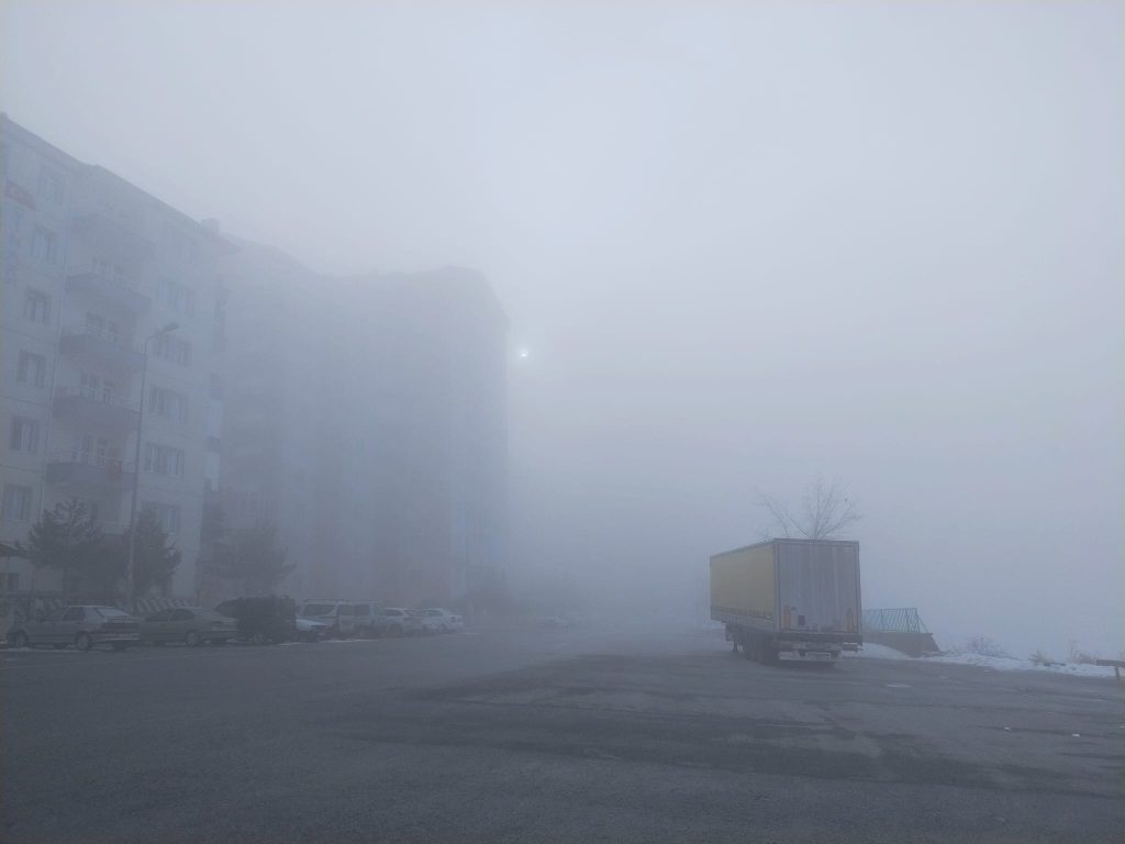 Kayseri’de yoğun sis etkili oldu