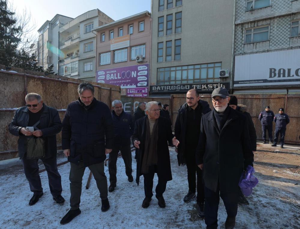 Suriçi Camikebir Kentsel Dönüşüm Projesi’ndeki çalışmalar yerinde incelendi