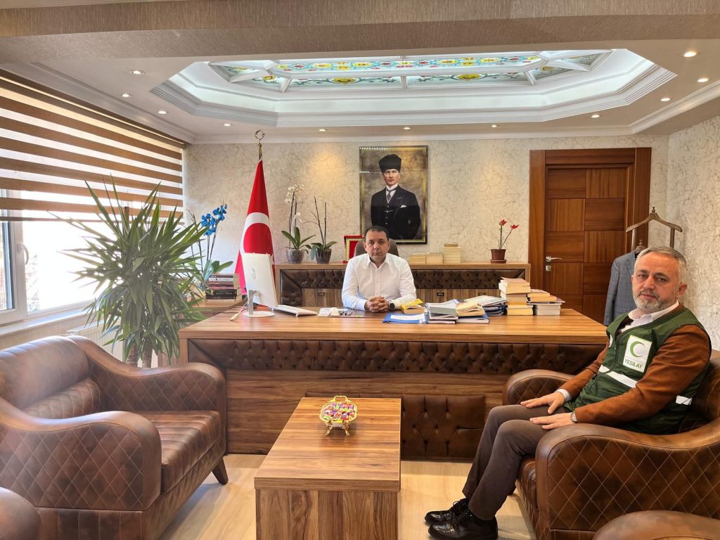 Yeşilay Şube Başkanı Kafalı’dan Kaymakam Gültekin’e ziyaret