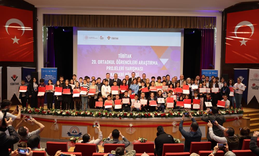 TÜBİTAK Ortaokul Öğrencileri Araştırma Projeleri Kayseri Bölge Yarışması’nı kazananlar belli oldu