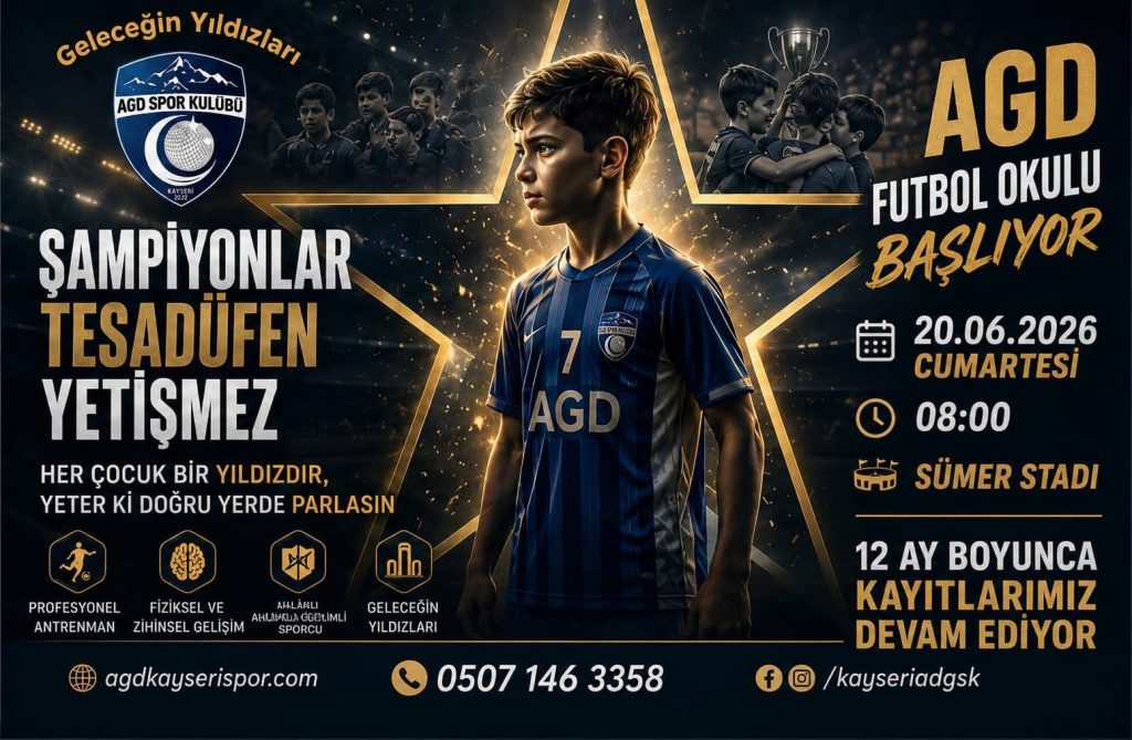AGD Futbol Okulu Kapılarını Açıyor