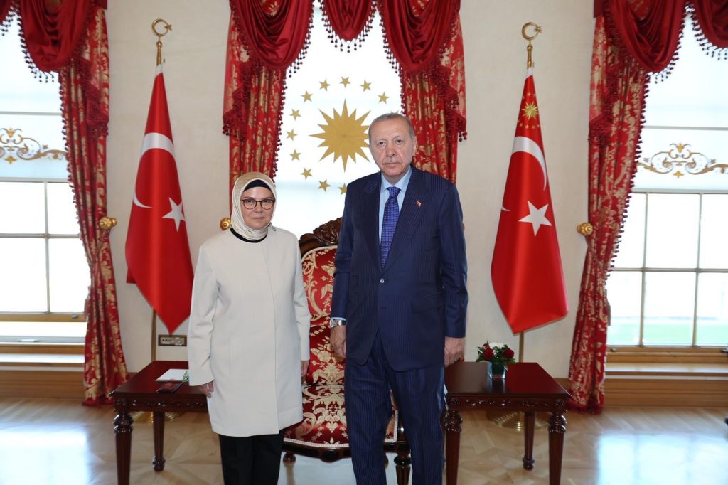 AK Parti’li Ayşe Böhürler’den Cumhurbaşkanı Erdoğan’a Ziyaret