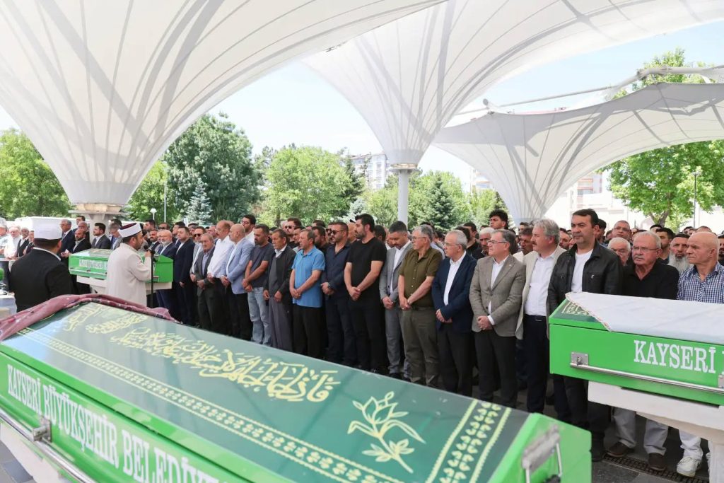 Kayseri’de hayatını kaybeden iş insanı Başkal, son yolculuğuna uğurlandı