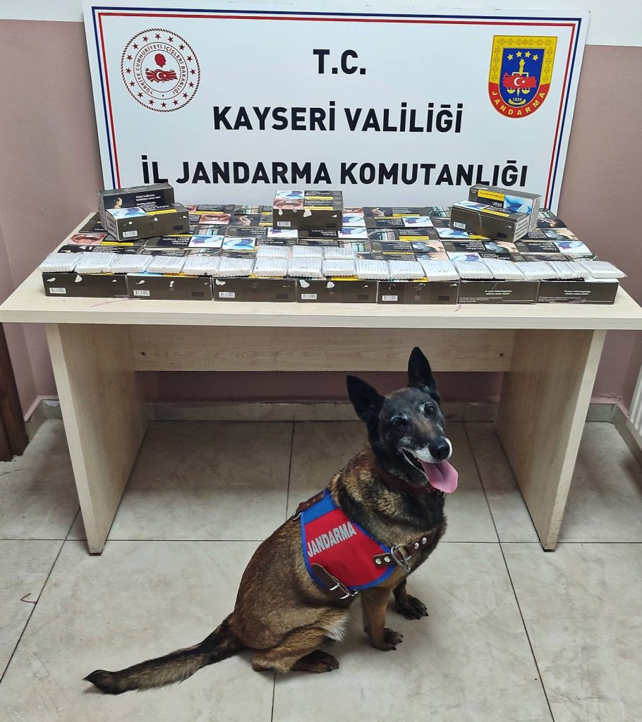 Kayseri’de 10 bin adet tütün doldurulmuş kaçak makaron ele geçirildi