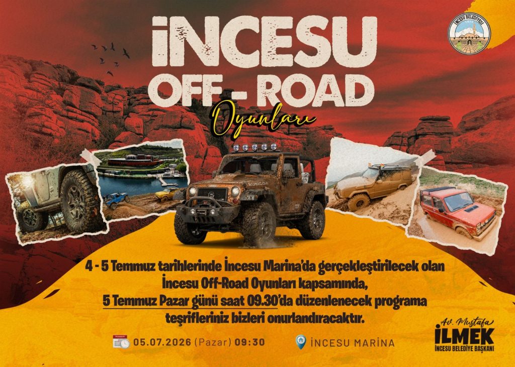 İncesu Belediyesi’nden Dev Organizasyon: Off Road Oyunları 5 Temmuz’da