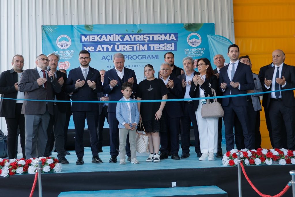 Kayseri’de ‘Mekanik Ayırma ve ATY Üretim Tesisi’ açıldı