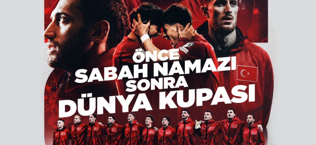 Talas’ta önce sabah namazı sonra milli maç