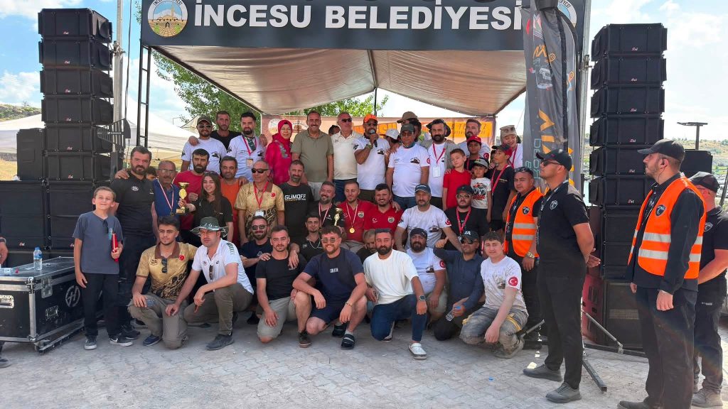 İncesu’da Off-Road Heyecanı: 32 İlden 57 Takım Mücadele Etti