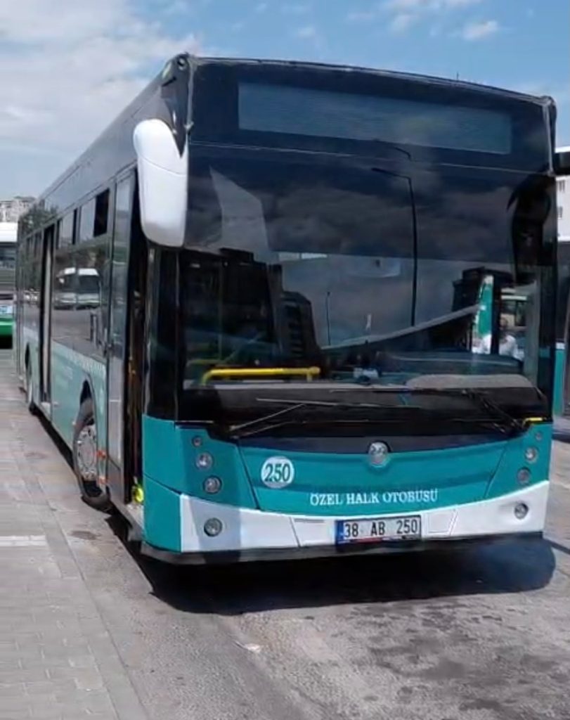 Kayseri’de özel halk otobüslerinin tamamı klimalı oluyor