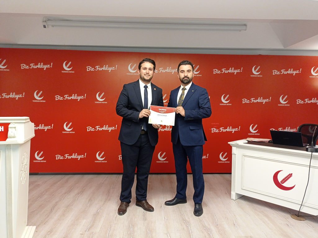 Av. Zekican Öztürk, Yeniden Refah Partisi Kayseri İl Gençlik Kolları Başkanı Oldu