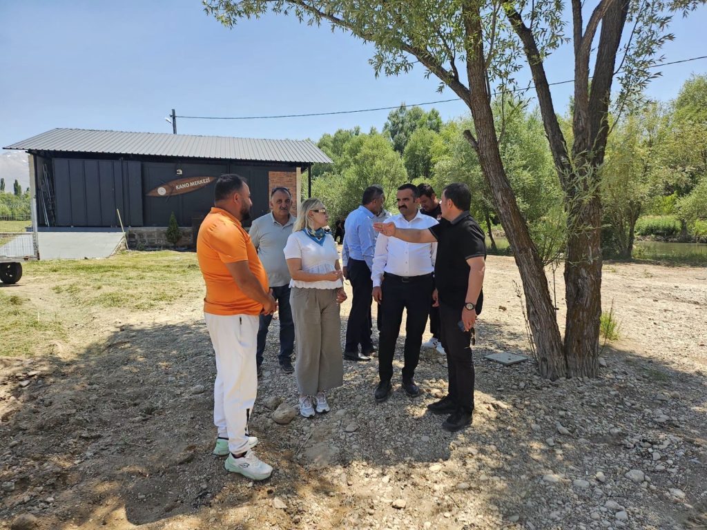 Böke Kano Merkezi’nde çevre düzenleme çalışmaları incelendi