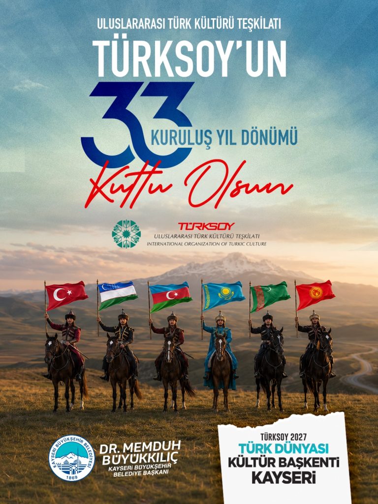 Başkan Büyükkılıç, TÜRKSOY’un 33. kuruluş yıl dönümünü kutladı