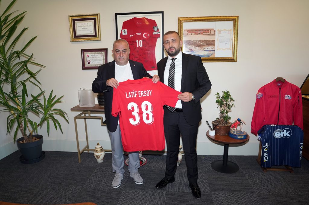 Erciyes 38 FK Başkanı Latif Ersoy, TFF’yi Ziyaret Etti