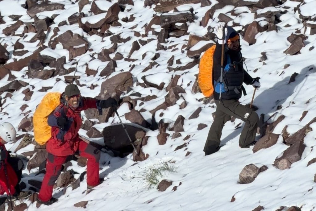 Dağcılardan Erciyes’in zirvesine 30 Ağustos tırmanışı