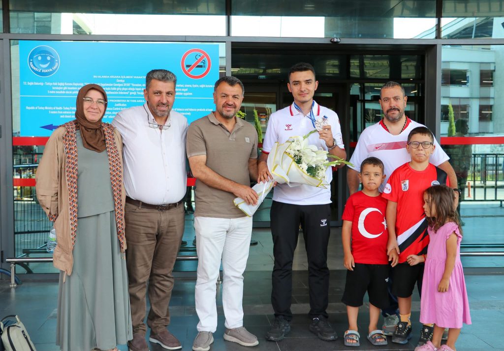 Avrupa ikincisi Bahadır Beydüz, Kayseri’de karşılandı